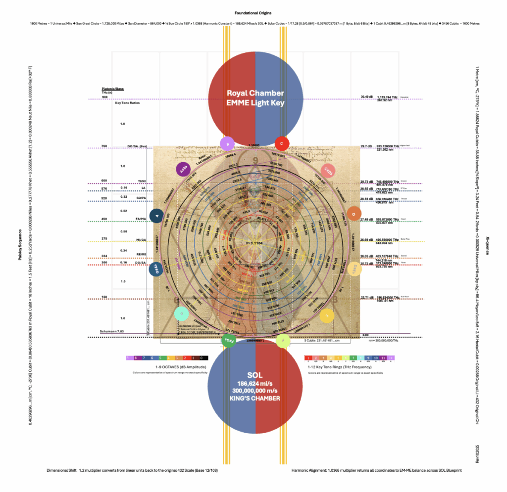 Royal Chamber EMME Light Key with Border Information