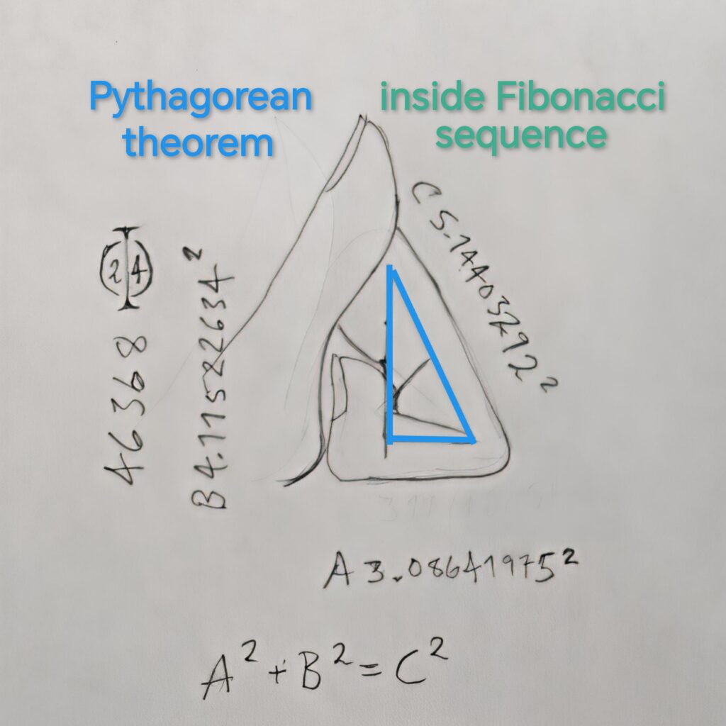 The Hand Blueprint Fibonacci