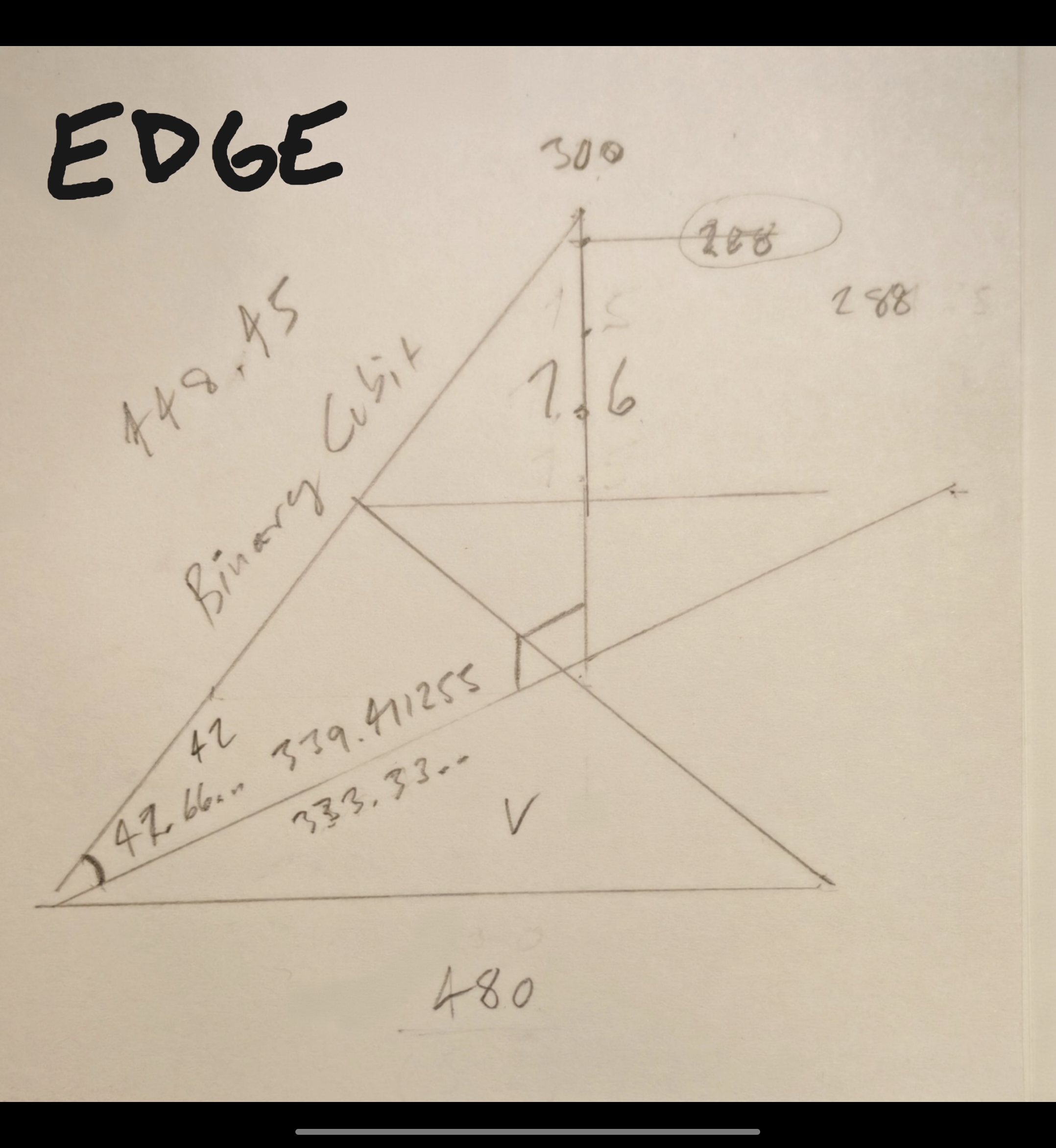 Khafre edge angel 42 degrees
