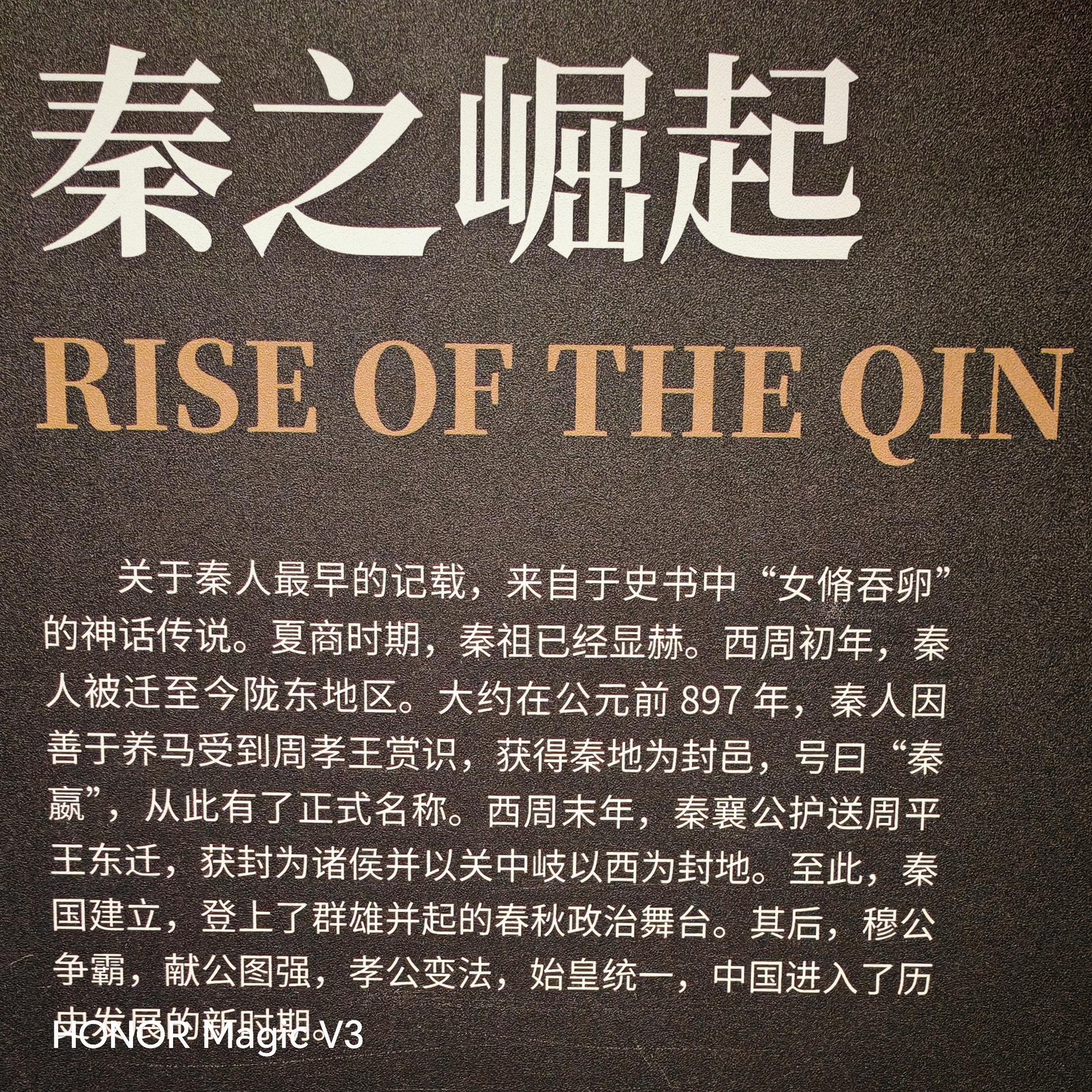 RISE OF THE QIN