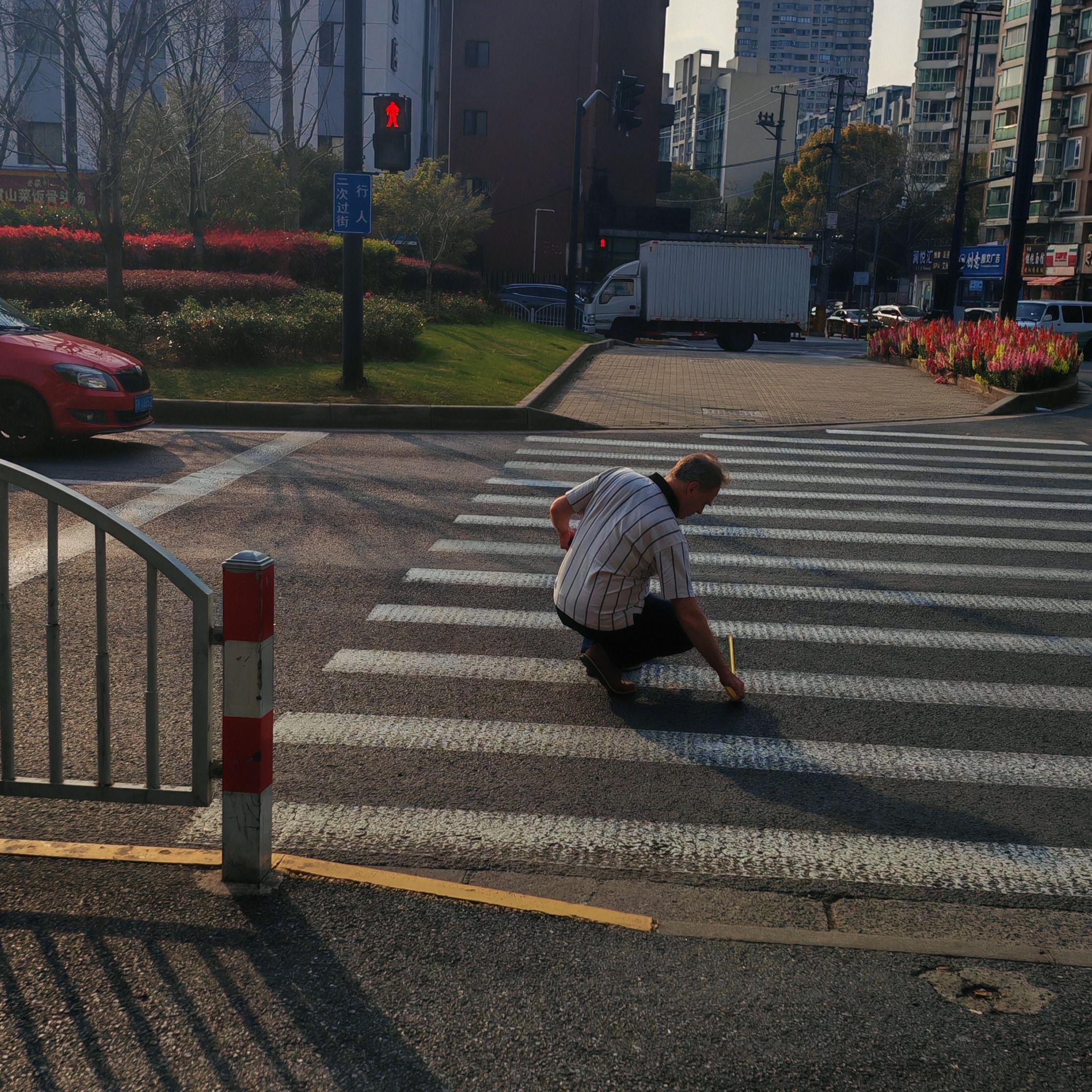 China pedestrian crosswalks