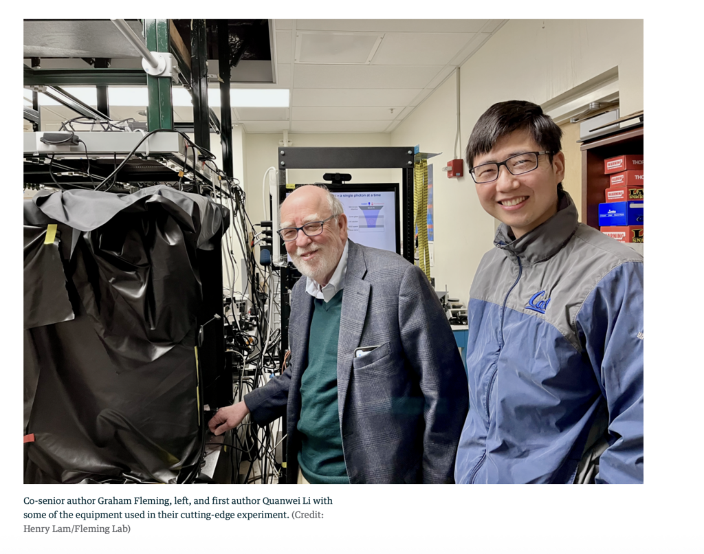 Graham Fleming, Quanwei Li